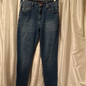 Dicollani Stylish Blue Skinny Jeans for Women 42